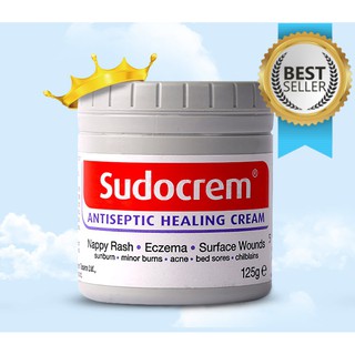 Sudocrem x125g ซูโดครีม x125กรัม แก้ผื่นผ้าอ้อม ผิวแห้ง ครีมผื่นผ้าอ้อม