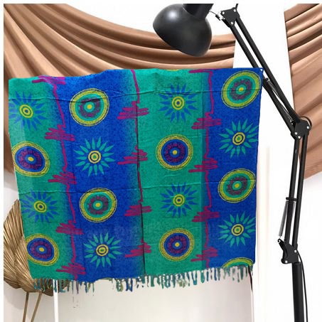 #sarongผ้าคลุมชุดว่ายน้ำไปเที่ยวทะเลชายหาดผืนใหญขนาด1.10*1.60ซม.พร้อมส่งทันทีเก็บปลายทางได้คะ - รูปที่ 2