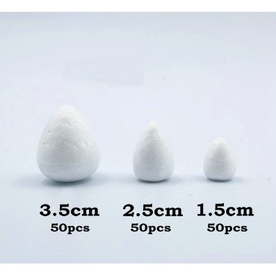 สีขาว Polystyrene โฟม Rose Bud สําหรับถุงน่องไนลอนดอกไม้ DIY อุปกรณ์เสริม