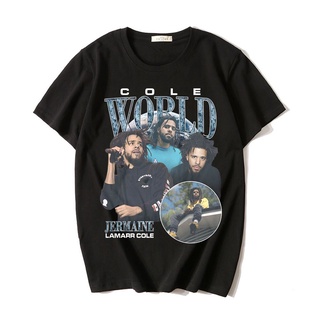 T-shirt  เสื้อยืดแขนสั้น พิมพ์ลายกราฟฟิค Rapper Cole World Jermaine Lamarr สไตล์ฮาราจูกุ สําหรับผู้ชาย และผู้หญิงS-5XL