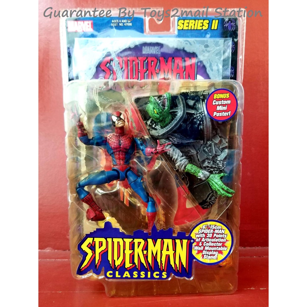 [RARE+] TOY BIZ 2001 MAEVEL LEGENDS SPIDER-MAN CLASSIC SERIES II : BATTLE RAVAGED SPIDER-MAN สินค้าห