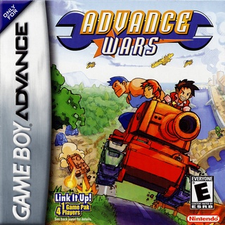 ตลับ GBA Advance Wars ตลับ  GBA ตลับผลิตใหม่ ระบบ เซฟ ไอซี ไม่ใช้ถ่าน