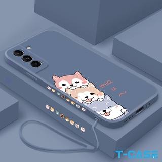 เคส Samsung S22 S22+ S22 Plus S21 FE S21 S21+ S21 Plus S22 Ultra S21 Ultra Silicone Soft Case Lovely dog Case TGG