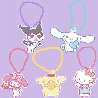 พวงกุญแจ จี้การ์ตูน Sanrio น่ารัก ขนาดเล็ก สําหรับแขวนกระเป๋า อัลบั้ม เครื่องประดับ