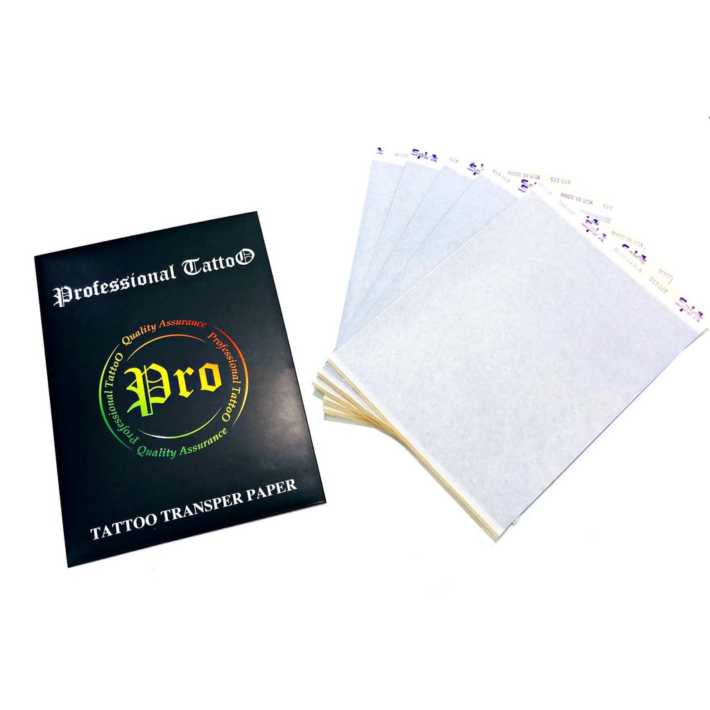 Spirit Tattoo Transfer Paper กระดาษลอกลาย ชุด 5 แผ่น กระดาษลอกลาย Paper Spirit (USA)