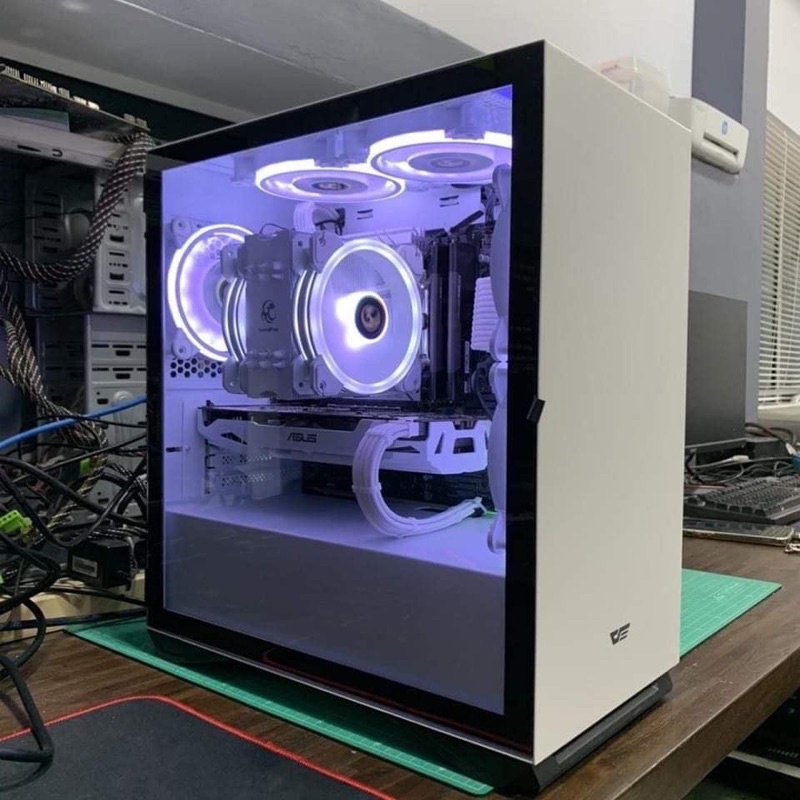 20000   สเปค I7 2600k H61m Ram 16gb Ssd240gb  Gtx 1060 3g Psu600w full  Case dlm22 ขาว สายถักขาว พัดลมเคส 3ตัว ซิงค์พัดล