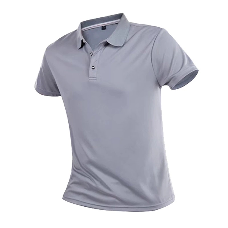 New Men's Polo Shirts Summer Quick Dry Short Sleeve Jerseys Male Cotton Polyester Camisa Masculina Blusas Tops #1
