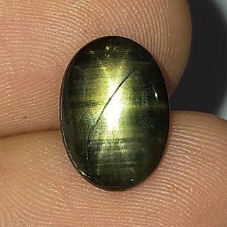 พลอย สตาร์ แซฟไฟร์ ดิบ แท้ ธรรมชาติ ( Natural Black Star Sapphire ) หนัก 4.09 กะรัต