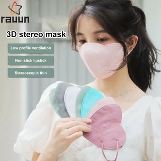 หน้ากากอนามัย kn95 แมสเกาหลี 3d Morandi Heart Mask แมสผู้ใหญ่ 4 ชั้น(10ชิ้น/ซอง)