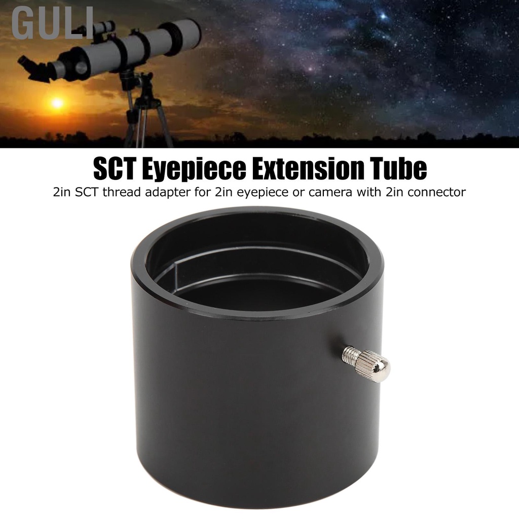 Guli SCT Adapter Telescope Eyepiece Stable Connection for Astronomical Telescopes guli.th