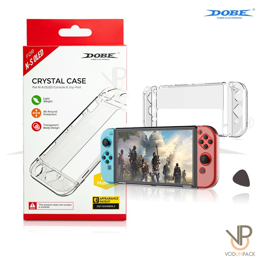 [DOBE™] OLED Crystal Case NintendoSwitch เคสใสนินเทนโด้สวิช โอแอลอีดี ยี่ห้อ Dobe ของแท้100% ตรงรุ่น NS OLED
