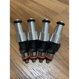 4X Top feed High performance 60mm ev14 650 cc 850cc 1000 cc 1300cc E85 High impedance Flow fuel injector Silver หัวฉีด