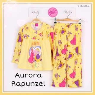 ชุดนอนเด็กหญิง ลิขสิทธิ์ดิสนีย์ ลาย Aurora &amp; Rapunzel ไซค์ 2-16