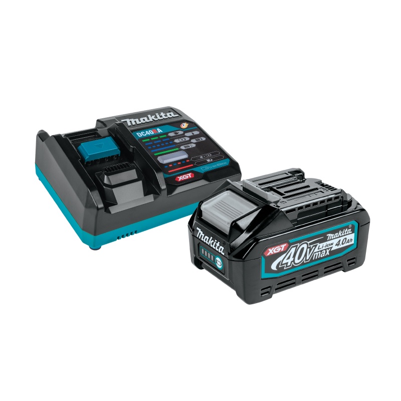 [แบตเตอรี่] MAKITA XGT STARTER KIT : 191J66-2 : ชุดแบตเตอรี่ 40Vmax 4.0Ah+อุปกรณ์ชาร์จ