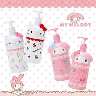 ขวดปั้มใส่ของเหลวลายมายเมโลดี้&amp;คิตตี้​Sanrio รุ่นขายดีมา