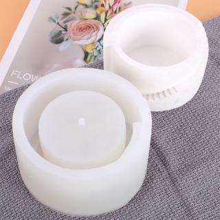 2J` Silicone Flower Plant Pot Mold Succulent Plant Pot Candle Holder Mold Making