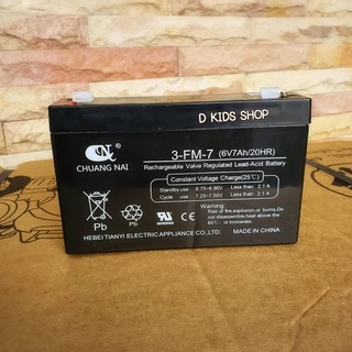 DKT-S1 แบตเตอรี่ คุณภาพสูง 6 12 V สำหรับรถแบตเตอรี่เด็กนั่ง อะไหล่รถแบตเตอรี่ แบตเตอรี่รถเด็ก อะไหล่