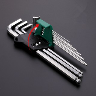 Hex Key Set ชุดประแจหกเหลี่ยม 9 ชิ้น/เซ็ต