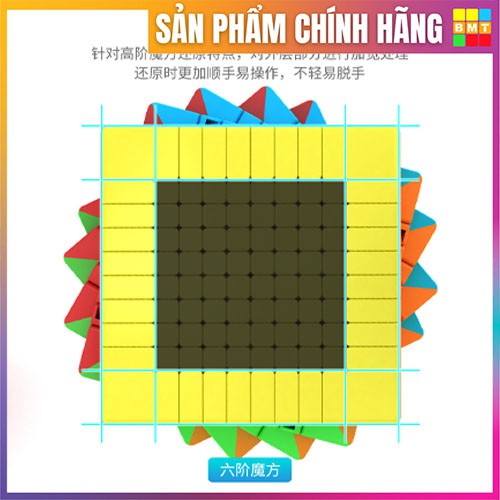ลูกบาศก์รูบิคยักษ์ 10x10 ไร้สติ๊กเกอร์ MeiLong 10 ชั้น ลูกบาศก์รูบิคเฉพาะ RUBIK BMT ของเล่นอัจฉริยะส