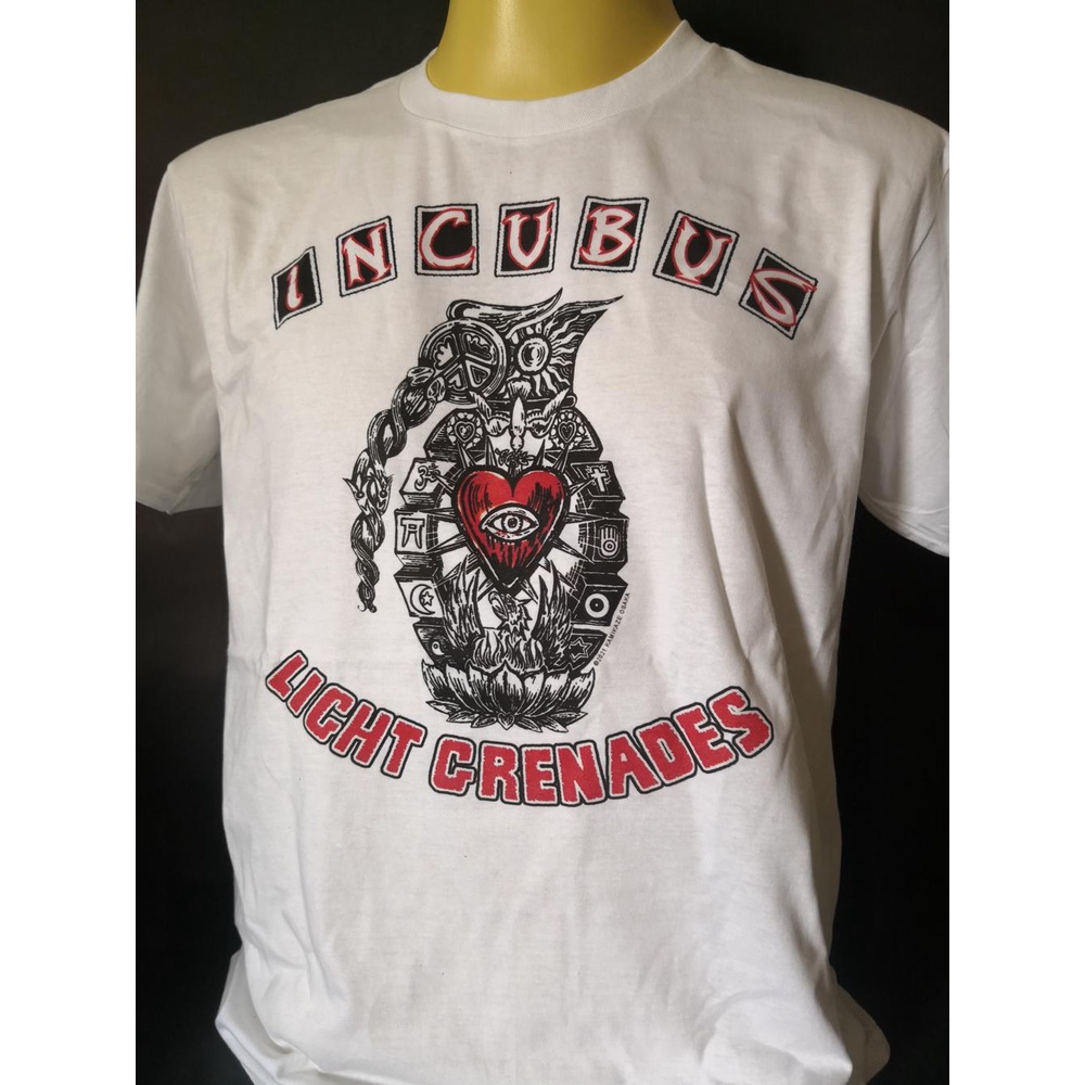 เสื้อวงนำเข้า Incubus Light Grenades Oasis Blur Alternative Indie Rock Style Vintage Gildan T-Shirt