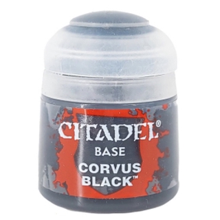 [Citadel] : BASE: CORVUS BLACK - สีอะคริลิคสำหรับทาโมเดล