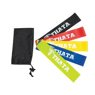 🆓แถมฟรีคู่มือการเล่น 🆓 THATA R-Bands 5 Levels ยางยืดหยุ่น คลายและเสริมสร้างกล้ามเนื้อ ทุกสัดส่วนของนักกีฬา