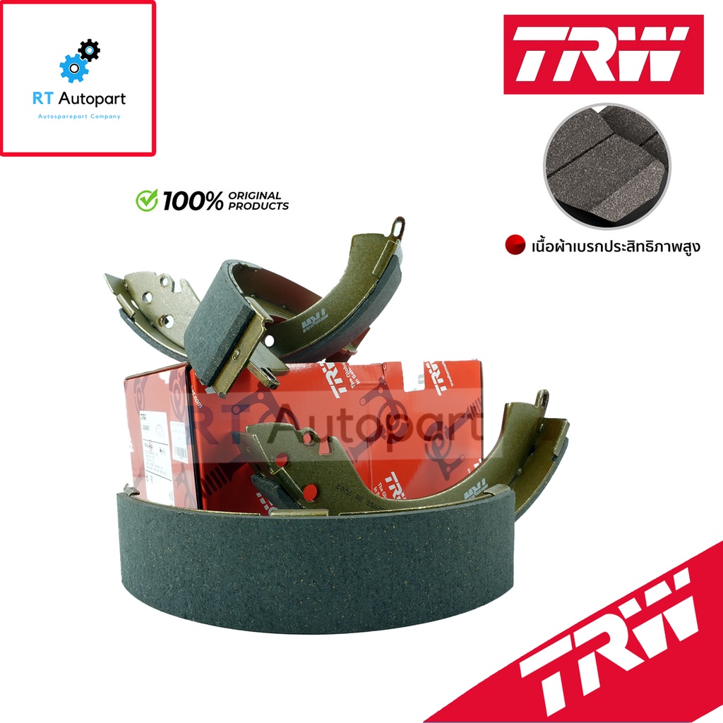 TRW ผ้าดรัมเบรคหลัง Mitsubishi Triton 2wd ปี05-14 Strada 2wd ปี96-03 / ผ้าเบรค ผ้าเบรค / GS8667