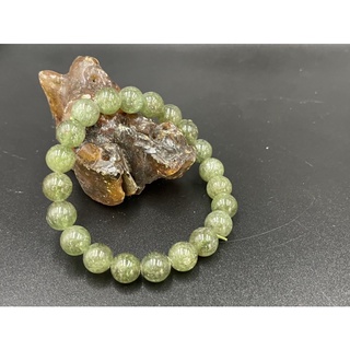 Green Apetite bracelet bead อะพาไทต์สีเขียว