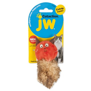 JW Pet เจดับบลิวเพ็ท Cataction Catnip Squirrel ตุ๊กตาแคทนิป กระรอก