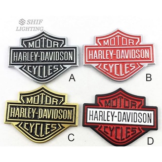 โลโก้ ฮาเลย์ เดวิดสัน งานโลหะ แต่งทั่วไป Size: 55*43mm Small Metal Harley Davidson Motorcycles Motorbike Emblem Badge