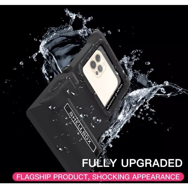 เคสกันน้ำ พร้อมส่ง🇹🇭 Shellbox แท้100% New Gen3pro Bluetooth ใหม่ล่าสุด สำหรับจอ 5-6.9นิ้ว ทุกยี่ห้อทุกรุ่น