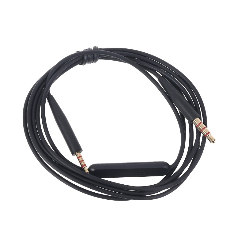 สายสัญญาณเสียงสําหรับ Bose SoundTrue SoundLink QC25 QC35 OE2 สายเปลี่ยนหูฟังพร้อมไมโครโฟน 3.5 มม. ถึง 2.5 มม.