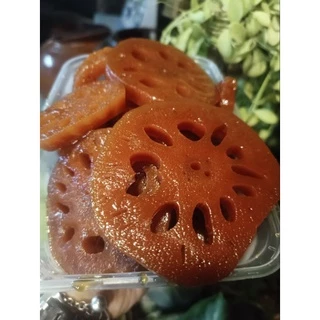 รากบัวเชื่อม #เชื่อมน้ำตาลโตนดหวานน้อยหอมหนึบหนับๆ