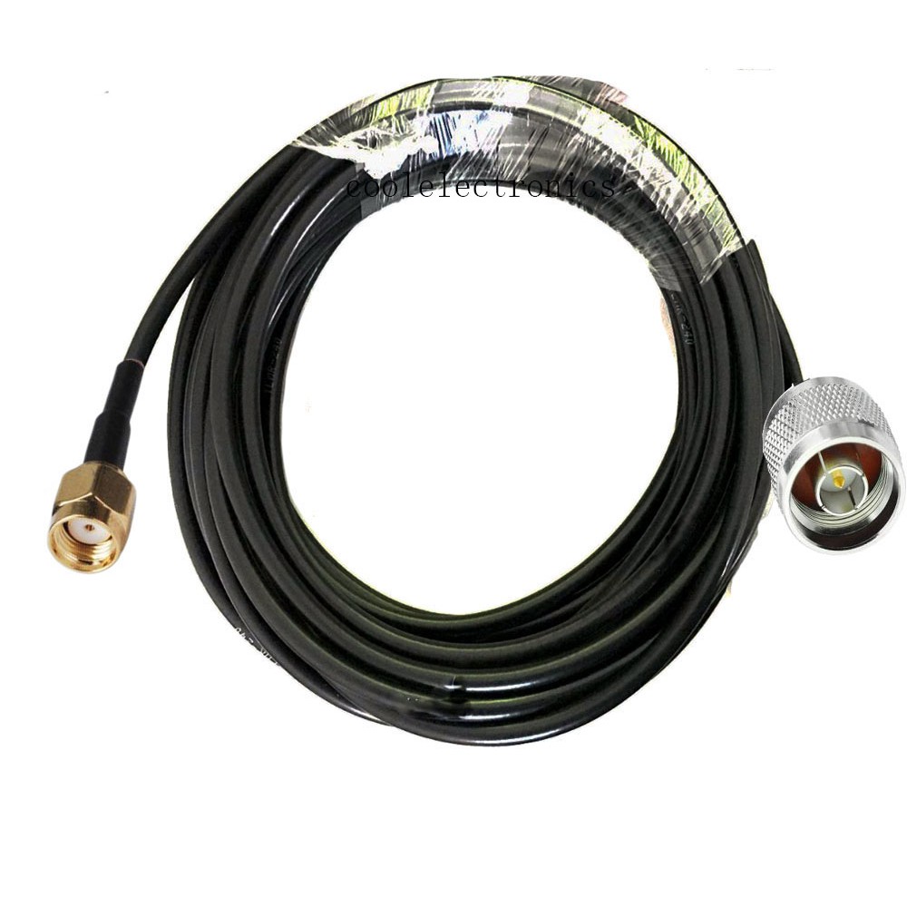 LMR240 RF สายโคแอกเชียล RP-SMA Male to N Male Connector LMR-240 Low Loss Coax cable 1m 2m 3m 5m 10m