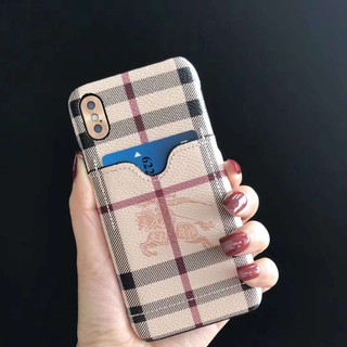 เคสโทรศัพท์มือถือเคสโทรศัพท์มือถือลาย Burberry สําหรับ Samsung Note 10plus Note 9 Note 8 Note 5 S 20 Plus S 10 S 9 S 8 S 7