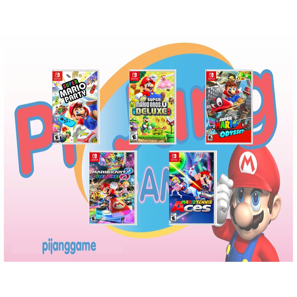 Nintendo Switch Mario ยอดฮิต Party/Bros./Odyssey/Kart 8/Tennis (ทักแชทรับโค้ดส่วนลด)