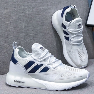 Adidas / Adidas Originals ZX 2K Boost รองเท้าวิ่ง / รองเท้ากีฬาแบบป๊อปคอร์นรุ่นใหม่