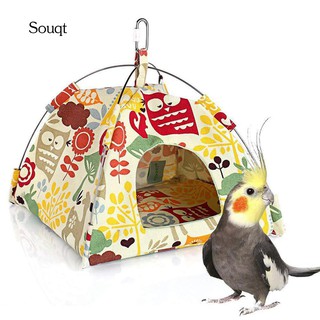 SQ_Hamster Bird Parrot Tent House Hammock Hanging Nest Bed Soft Pad Pet Supplies