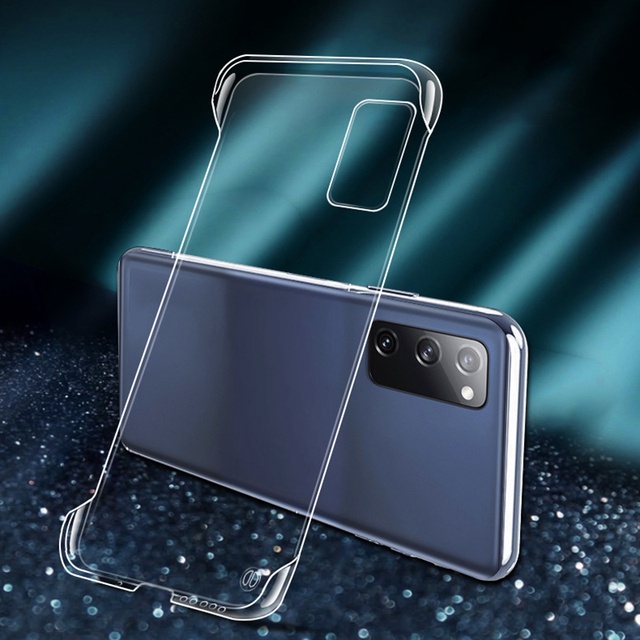 SAMSUNG Ultra Thin Frameless Clear PC Hardเคสโทรศัพท์สําหรับSamsung Galaxy S25 S24 S23 Ultra S22 S21 S20 FE S10 S9 Plusหมายเหตุ20 Ultra 10 Plus Slim Cover T01 ราคา ถูกที่สุด ดีลบีเคเค แกลเลอรีภาพที่ 8