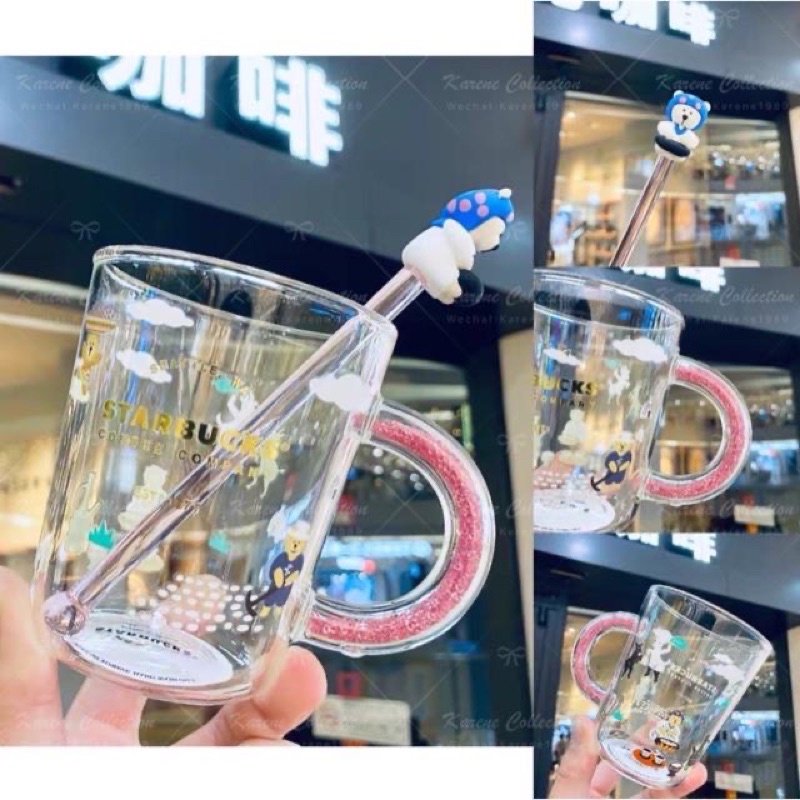 Starbucks Summer Animals 2020 Collection Mug 414ml 中国🇨🇳星巴克2020年夏用小型小型家用杯 แก้วแก้ว