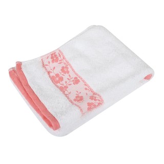 Hair towel TOWEL HOME LIVING STYLE CAROLE 15X32" PINK Towel, robe toilet ผ้าเช็ดผม ผ้าขนหนู HOME LIVING STYLE CAROLE 15X