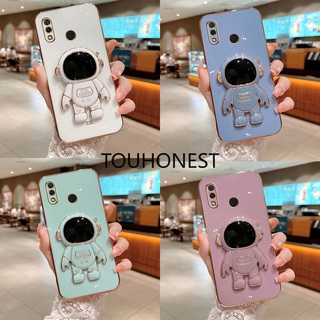 เคส Huawei Nova 3 เคส Huawei Nova 3i เคส Huawei Nova 4 เคส Huawei Nova 5 Nova 5i Pro Case Huawei Nova 5T Case Huawei Nova 6 SE Luxury Cute Silicone 3D Astronaut Stand Phone Cover Case โทรศัพท์มือถือ ซิลิโคน ลายนักบินอวกาศ พร้อมขาตั้ง หรูหรา สําหรับ