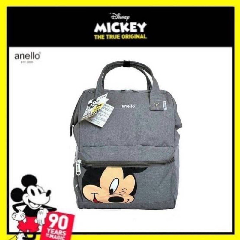 กระเป๋าเป้ ของแท้ ANELLO x Disney Collection Classic Backpack  กระเป๋าสะพาย Limited