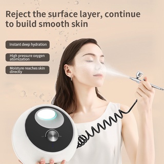 Portable Oxygen Jet Water Oxygen Facial Water Sprayer For Skin Rejuvenation Face Cleansing Auto gun 60YC