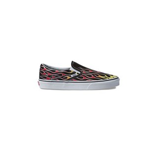 Vans รองเท้า Classic Slip-On Mash Up Flames รุ่น VN0A38F7VKJ