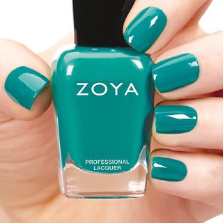 พร้อมส่ง ยาทาเล็บ Zoya สี Cecilia  สี teal สีเขียวแกมน้ำเงิน สีเขียวน้ำทะเลลึก เขียวทีลเข้มสดใส