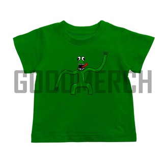 เสื้อยืด พิมพ์ลายตัวอักษร FRIENDS GREEN สีรุ้ง สําหรับเด็ก