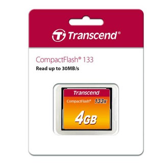 CompactFlash Card 4GB : CF133X : TS4GCF133 : Transcend