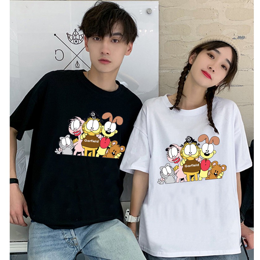BK-162 เสื้อยืดแขนสั้นพร้อมส่ง 8สี ลายการ์ตูน ขายดีตามเทรนต์ ลายน่ารัก สีสันสดใส่น่ารัก ใส่ได้ทั้งหญิงและชาย (S-XXL)