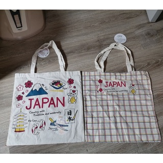 กระเป๋าผ้าสะพายไหล่ได้ของแท้จากญี่ปุ่น KYOTO TOTE BAG&amp;JAPAN